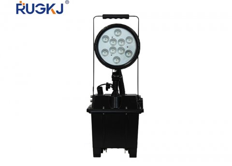 How is the explosion-proof portable working lamp installed